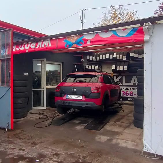 Warsztat Wulkanizacja Witomino przy Słonecznej 28